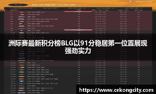 洲际赛最新积分榜BLG以91分稳居第一位置展现强劲实力